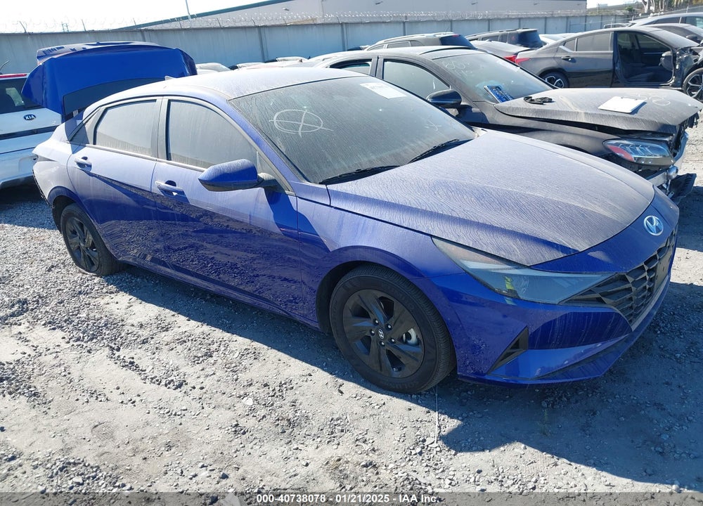 2023 HYUNDAI ELANTRA HYBRID BLUE VIN: KMHLM4AJ1PU088345
