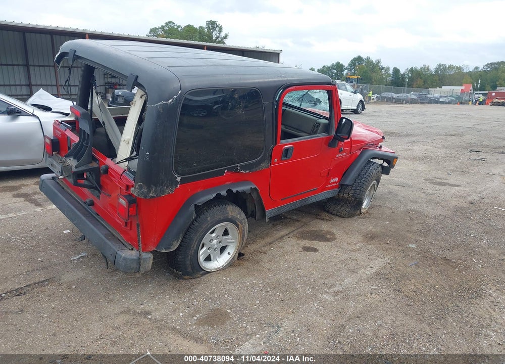 2004 JEEP WRANGLER SPORT VIN: 1J4FA49S94P701095