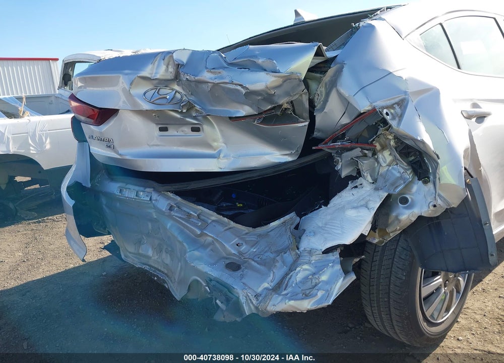 2017 HYUNDAI ELANTRA SE VIN: KMHD74LF4HU393389