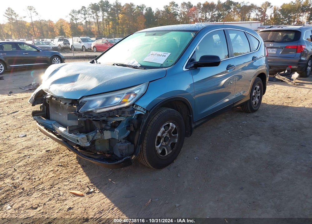 2015 HONDA CR-V LX VIN: 2HKRM3H39FH519457