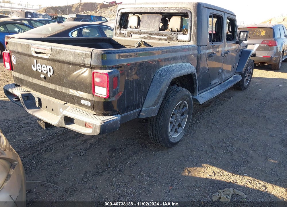 2022 JEEP GLADIATOR OVERLAND 4X4 VIN: 1C6HJTFG6NL142999