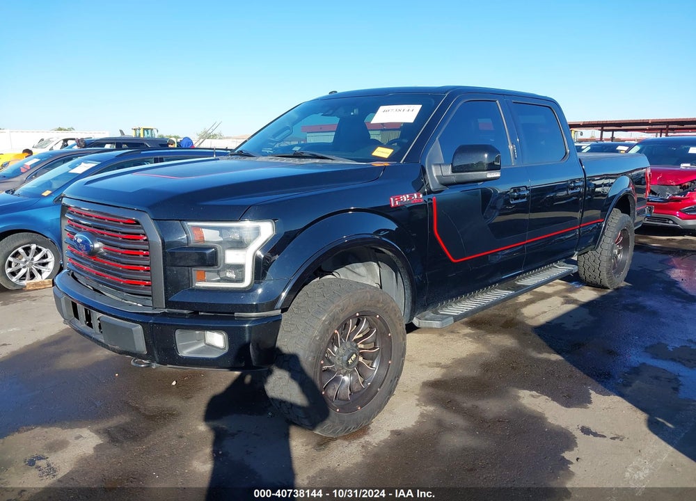 2016 FORD F-150 LARIAT VIN: 1FTFW1EFXGFB87850
