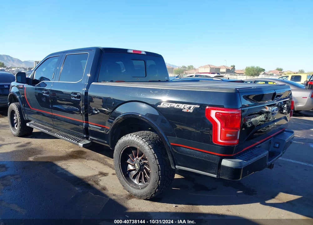 2016 FORD F-150 LARIAT VIN: 1FTFW1EFXGFB87850