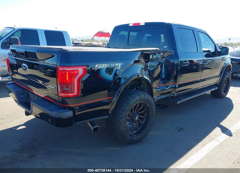 2016 FORD F-150 LARIAT VIN: 1FTFW1EFXGFB87850