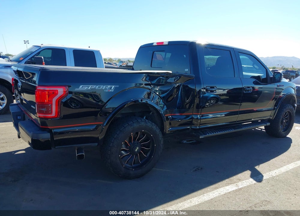 2016 FORD F-150 LARIAT VIN: 1FTFW1EFXGFB87850