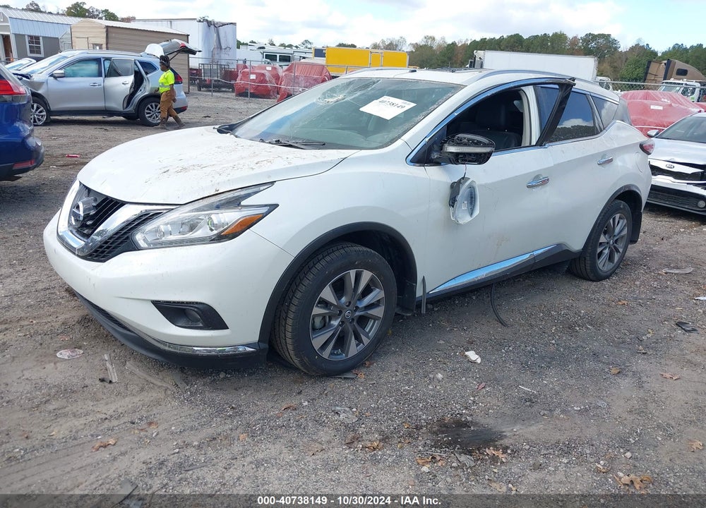 2015 NISSAN MURANO SL VIN: 5N1AZ2MG7FN278608