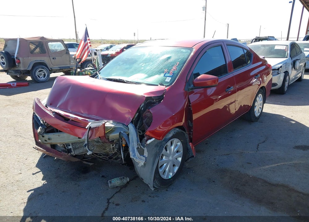 2016 NISSAN VERSA 1.6 S+ VIN: 3N1CN7AP0GL832621