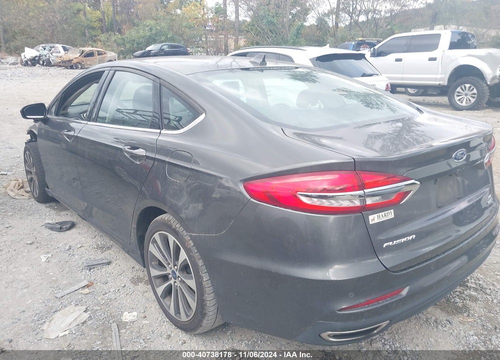 2019 FORD FUSION SE VIN: 3FA6P0T97KR236489