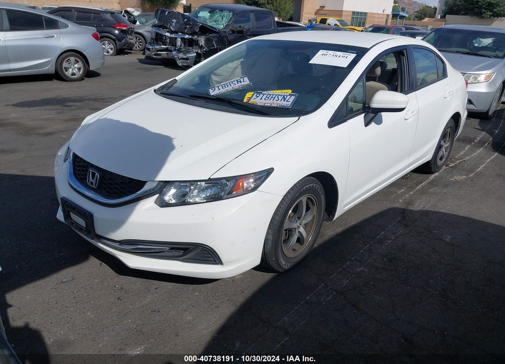 2015 HONDA CIVIC SE VIN: 19XFB2F73FE703578