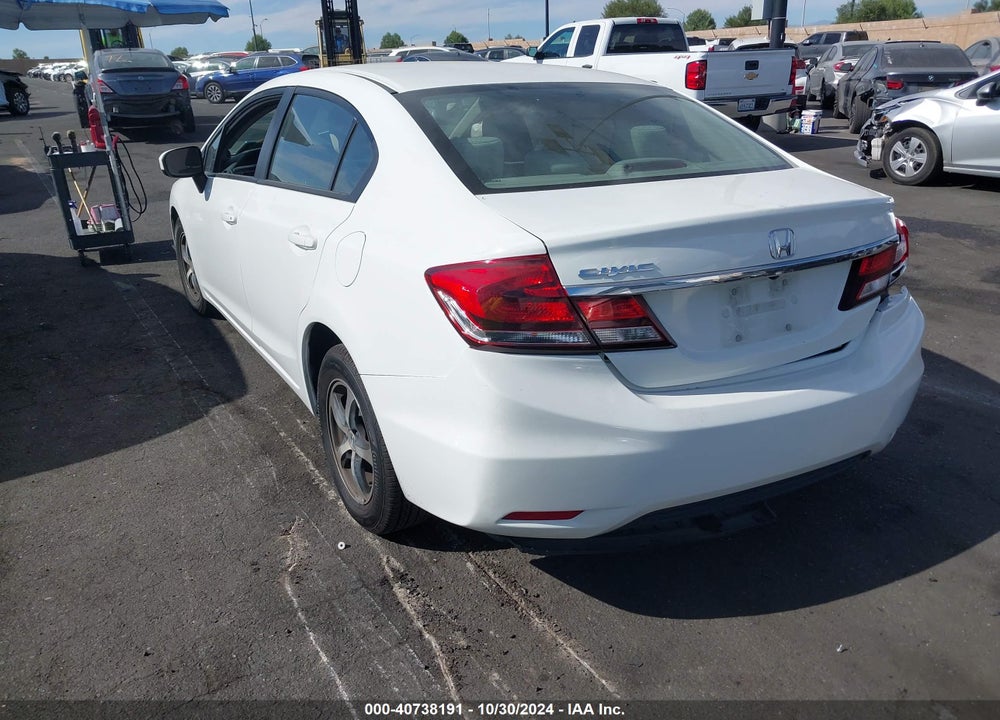 2015 HONDA CIVIC SE VIN: 19XFB2F73FE703578