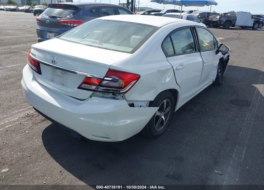 2015 HONDA CIVIC SE VIN: 19XFB2F73FE703578
