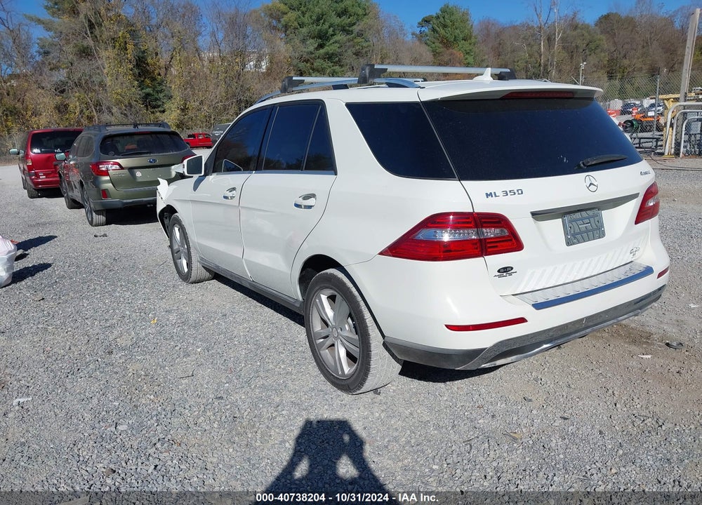 2013 MERCEDES-BENZ ML 350 4MATIC VIN: 4JGDA5HB7DA123033