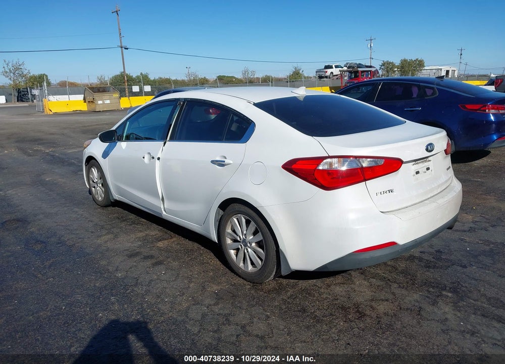 2014 KIA FORTE EX VIN: KNAFX4A86E5103531