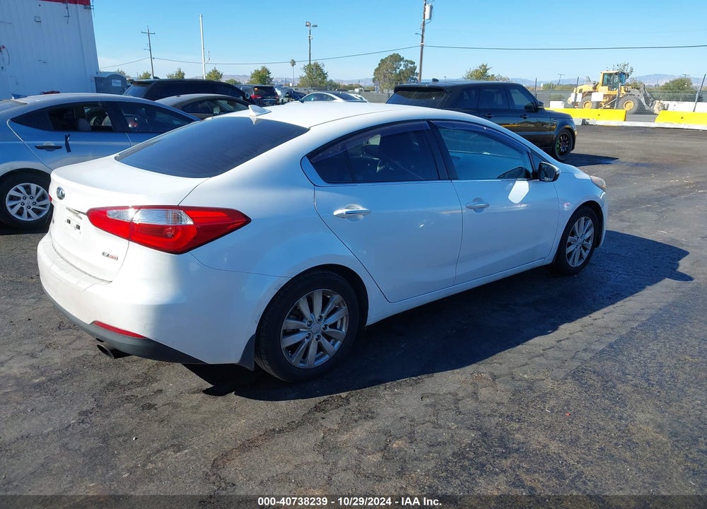 2014 KIA FORTE EX VIN: KNAFX4A86E5103531