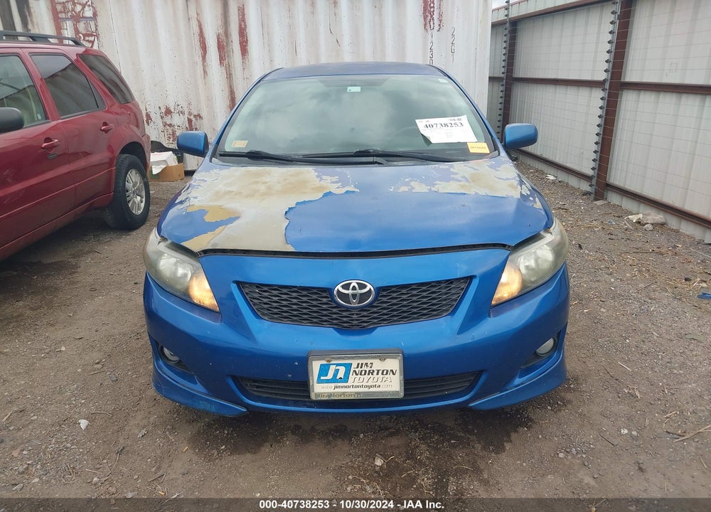 2009 TOYOTA COROLLA S VIN: 1NXBU40EX9Z132460