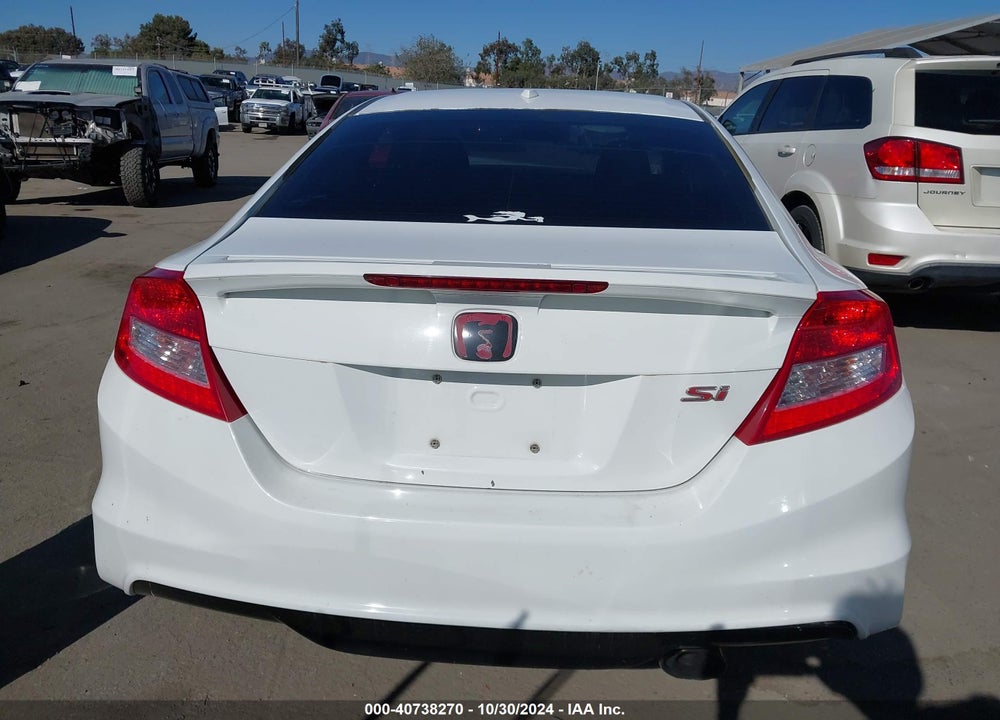 2012 HONDA CIVIC SI VIN: 2HGFG4A55CH700654