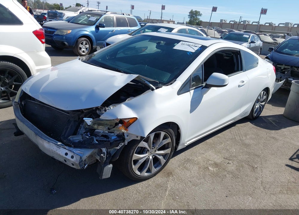 2012 HONDA CIVIC SI VIN: 2HGFG4A55CH700654
