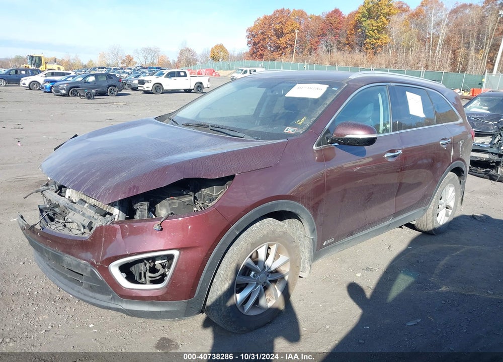 2017 KIA SORENTO 2.4L LX VIN: 5XYPGDA31HG324848