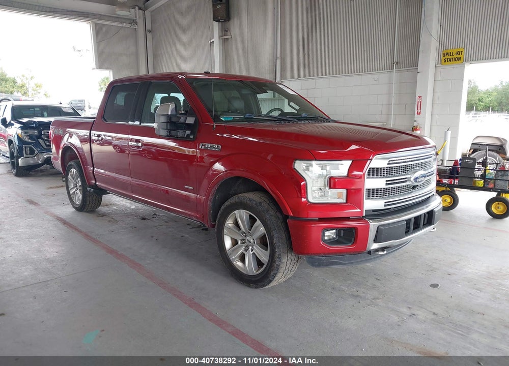 2015 FORD F-150 PLATINUM VIN: 1FTEW1EG7FFC38143