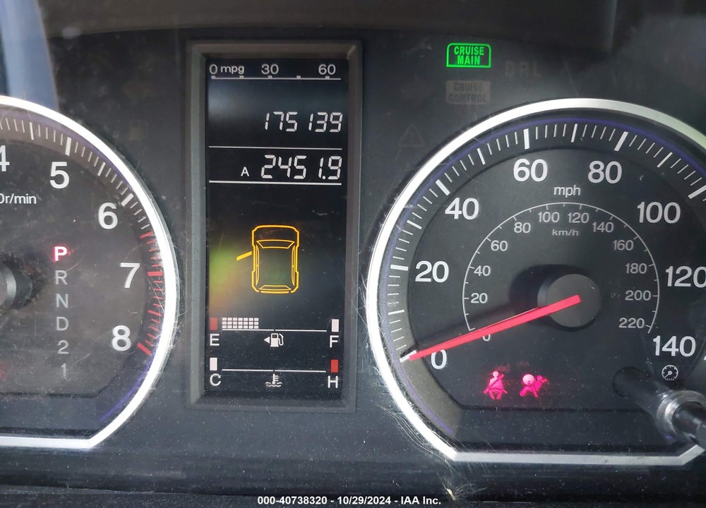 2009 HONDA CR-V LX VIN: 5J6RE48349L040537