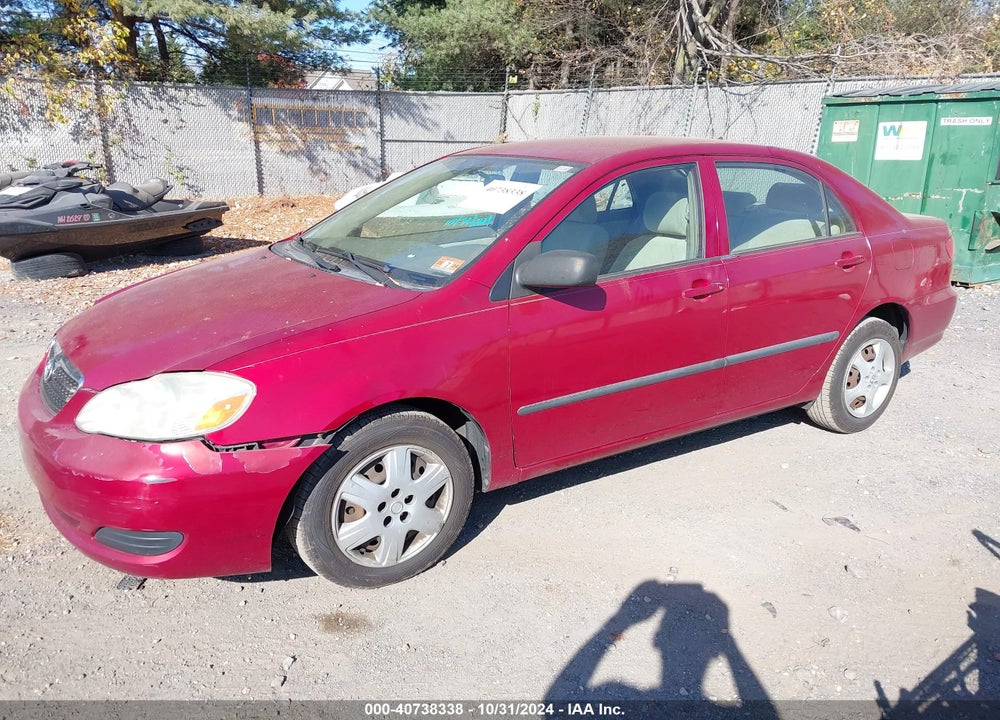 2007 TOYOTA COROLLA CE VIN: JTDBR32E370107708