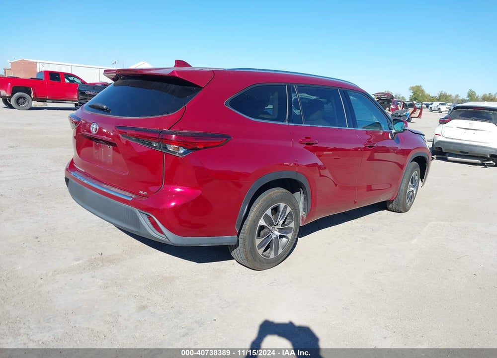 2020 TOYOTA HIGHLANDER XLE VIN: 5TDGZRAH0LS007464