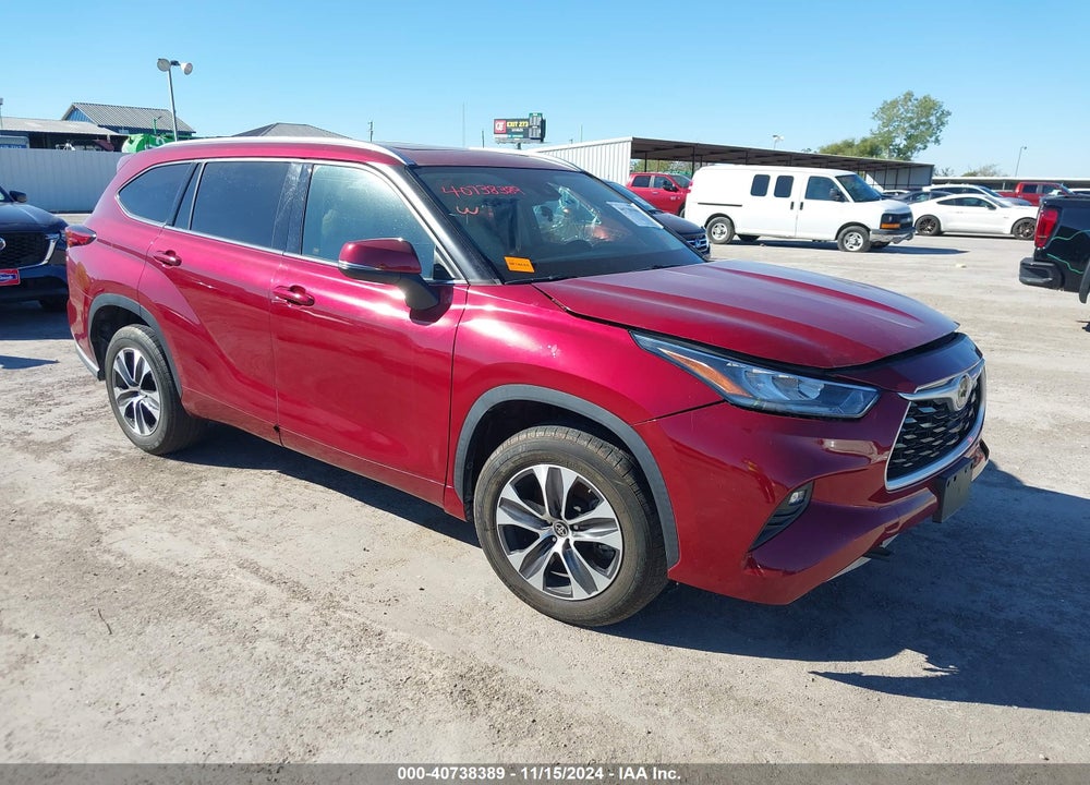 2020 TOYOTA HIGHLANDER XLE VIN: 5TDGZRAH0LS007464