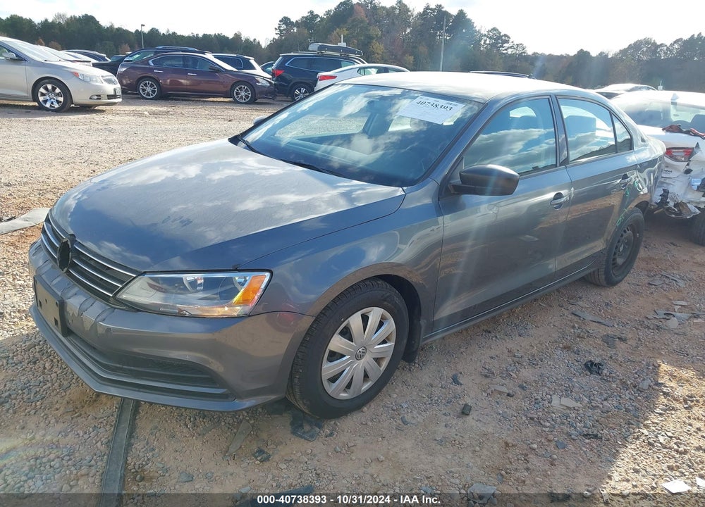 2015 VOLKSWAGEN JETTA 2.0L S VIN: 3VW2K7AJ7FM311950