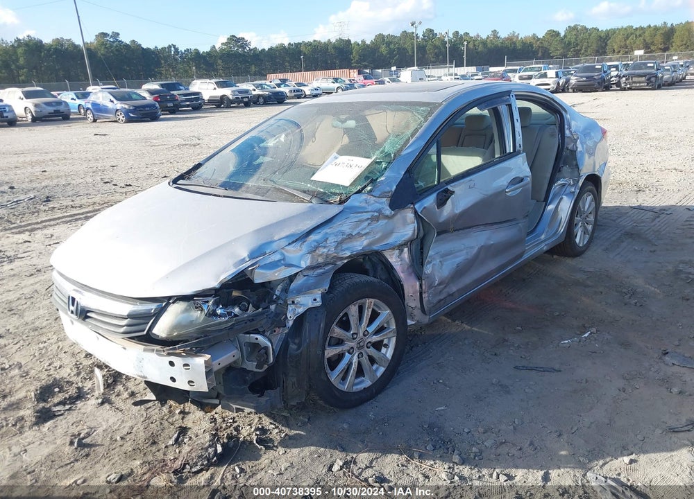 2012 HONDA CIVIC EX VIN: 19XFB2F82CE005421