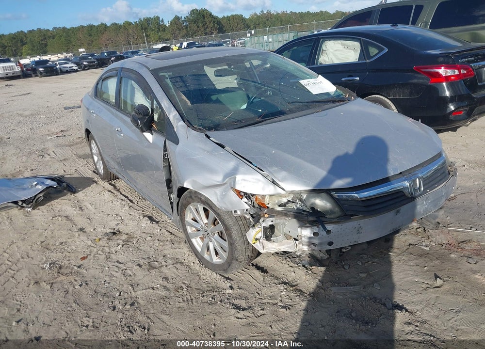 2012 HONDA CIVIC EX VIN: 19XFB2F82CE005421