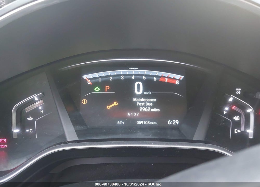 2019 HONDA CR-V EX-L VIN: 2HKRW2H8XKH633817