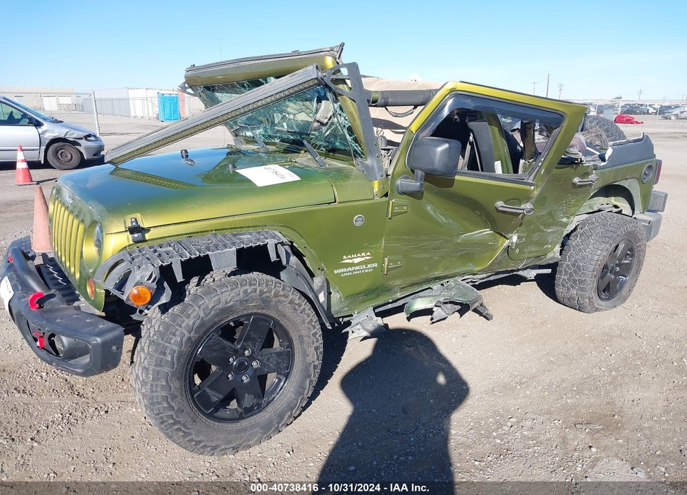 2008 JEEP WRANGLER UNLIMITED SAHARA VIN: 1J4GA59178L527493