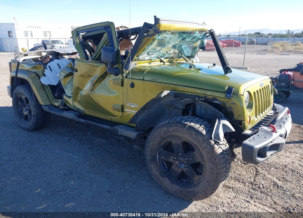 2008 JEEP WRANGLER UNLIMITED SAHARA VIN: 1J4GA59178L527493