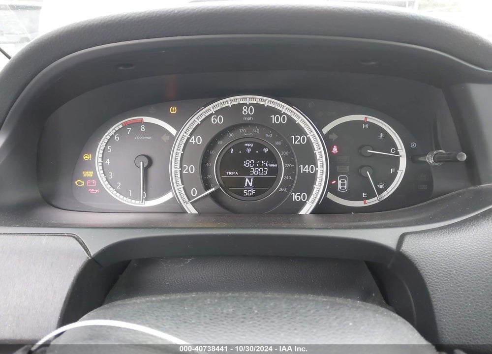 2013 HONDA ACCORD EX-L VIN: 1HGCR2F81DA156335