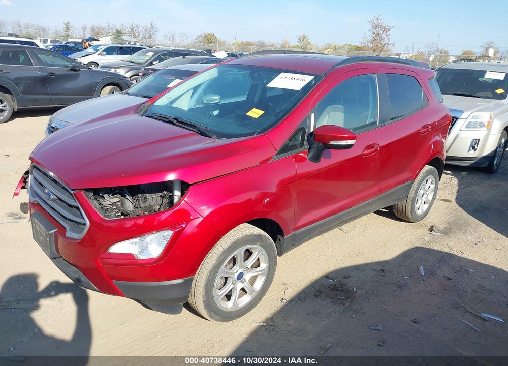 2019 FORD ECOSPORT SE VIN: MAJ6S3GL8KC304691