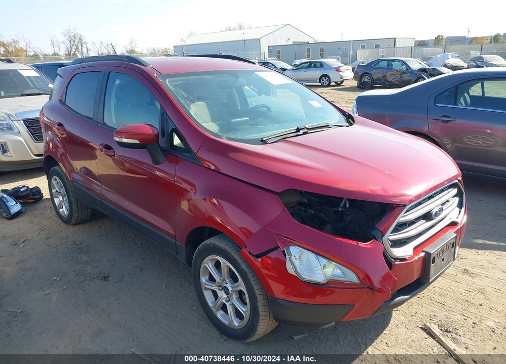 2019 FORD ECOSPORT SE VIN: MAJ6S3GL8KC304691