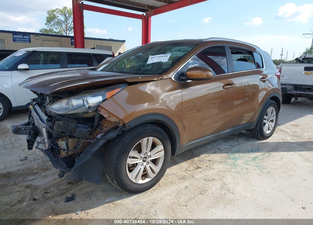 2017 KIA SPORTAGE LX VIN: KNDPM3AC4H7078779