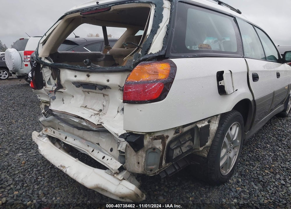 2001 SUBARU OUTBACK VIN: 4S3BH665817659038