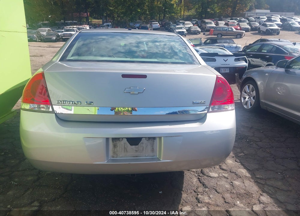 2008 CHEVROLET IMPALA LS VIN: 2G1WB55K389141313
