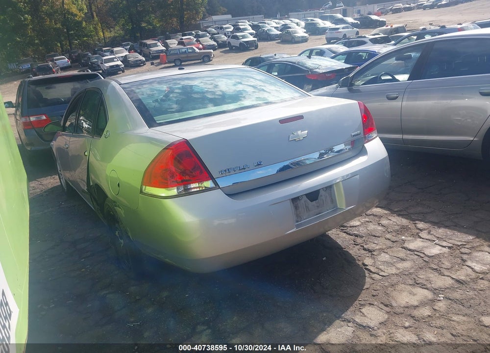 2008 CHEVROLET IMPALA LS VIN: 2G1WB55K389141313