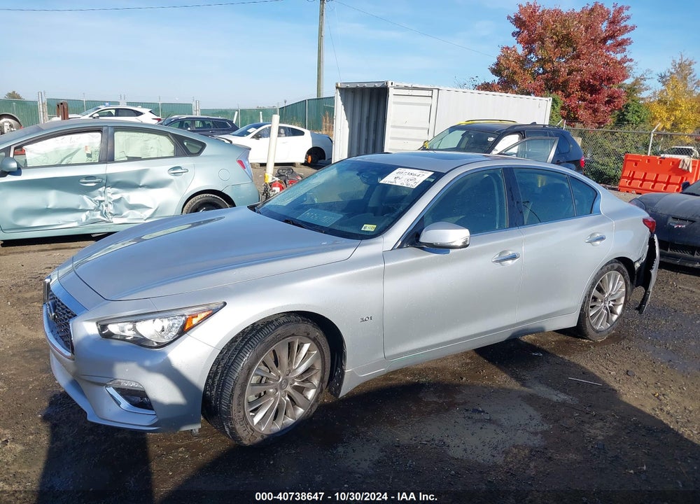 2018 INFINITI Q50 3.0T LUXE VIN: JN1EV7AR3JM434858