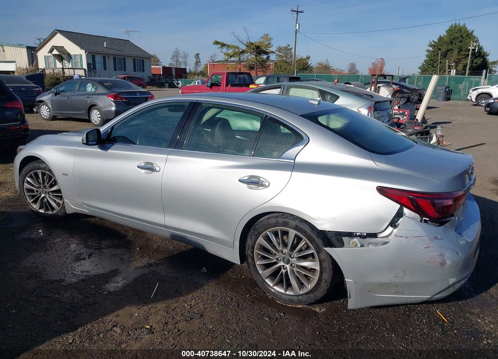 2018 INFINITI Q50 3.0T LUXE VIN: JN1EV7AR3JM434858