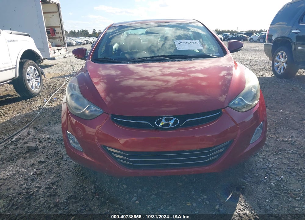 2013 HYUNDAI ELANTRA LIMITED VIN: KMHDH4AE0DU697594