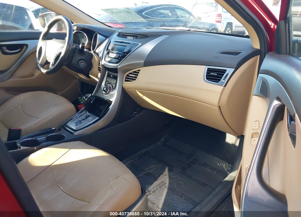 2013 HYUNDAI ELANTRA LIMITED VIN: KMHDH4AE0DU697594