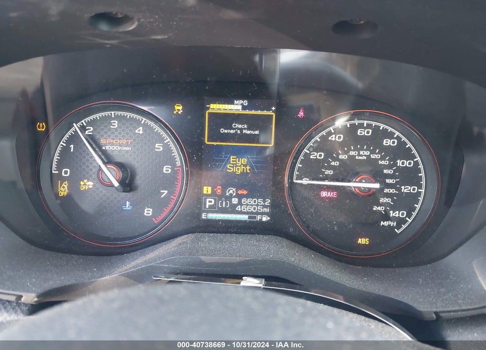 2020 SUBARU FORESTER SPORT VIN: JF2SKALCXLH445271