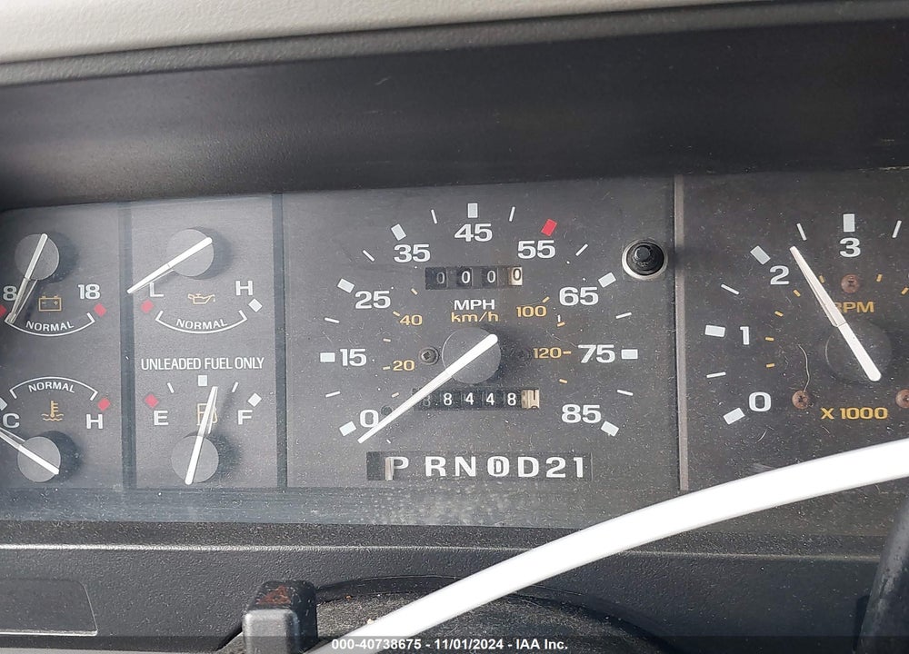 1992 FORD EXPLORER VIN: 1FMCU22X1NUA81089