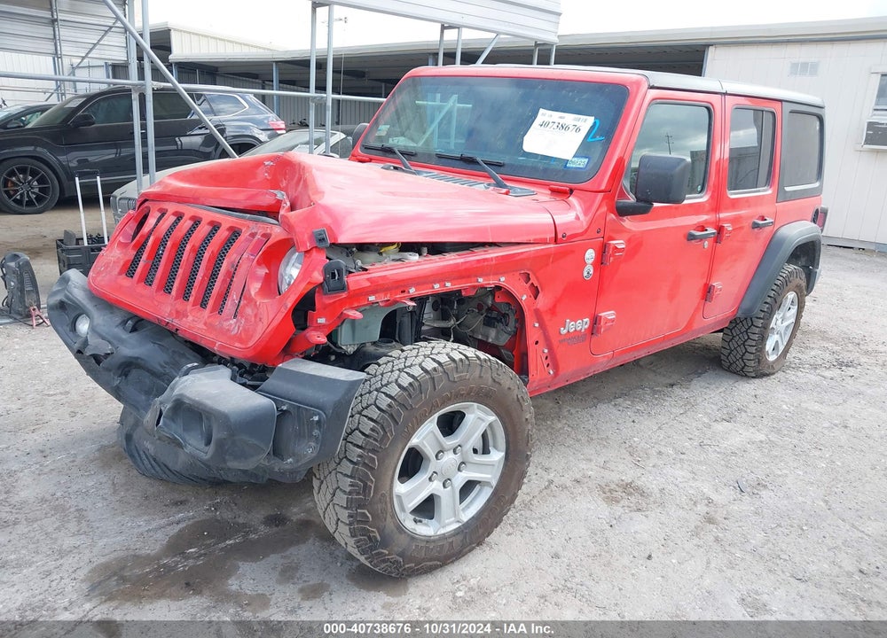 2021 JEEP WRANGLER UNLIMITED SPORT S 4X4 VIN: 1C4HJXDN1MW630837
