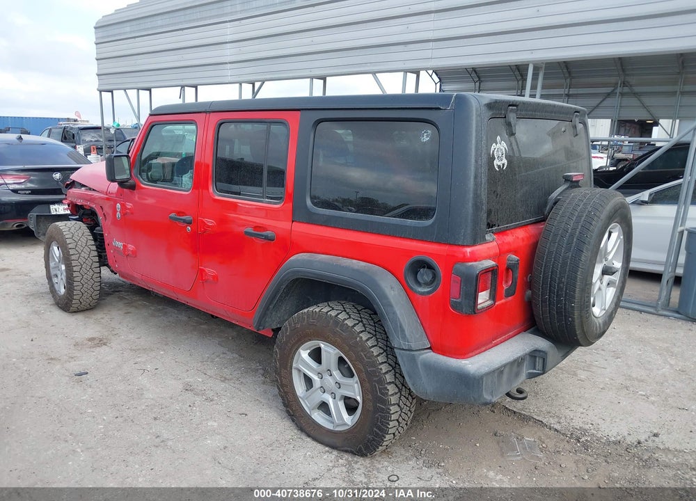 2021 JEEP WRANGLER UNLIMITED SPORT S 4X4 VIN: 1C4HJXDN1MW630837