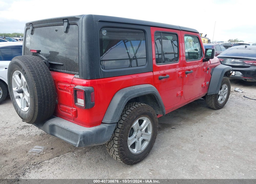 2021 JEEP WRANGLER UNLIMITED SPORT S 4X4 VIN: 1C4HJXDN1MW630837