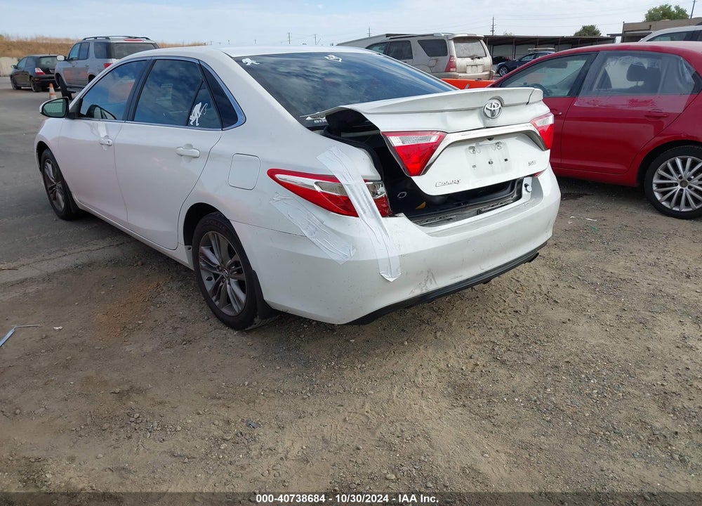 2016 TOYOTA CAMRY SE VIN: 4T1BF1FK6GU168410
